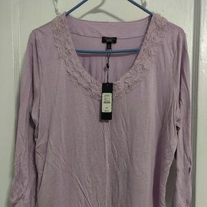 NWT Talbot's 3/4 sleeve shirt petite